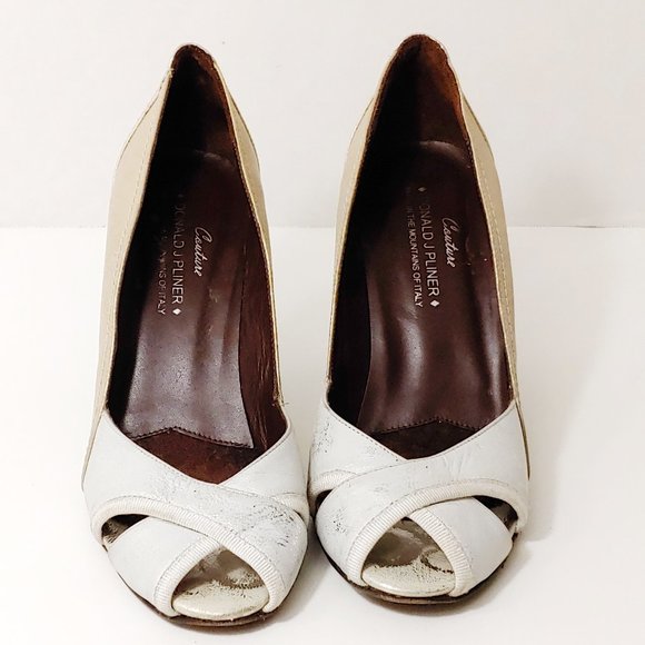 Donald J. Pliner Couture Ladies Peep Toe Shoes - Picture 1 of 5